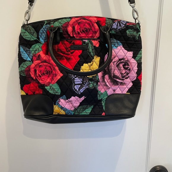 NWOT Vera Bradley Havana Rose Satchel Shoulder Bag - Picture 6 of 9